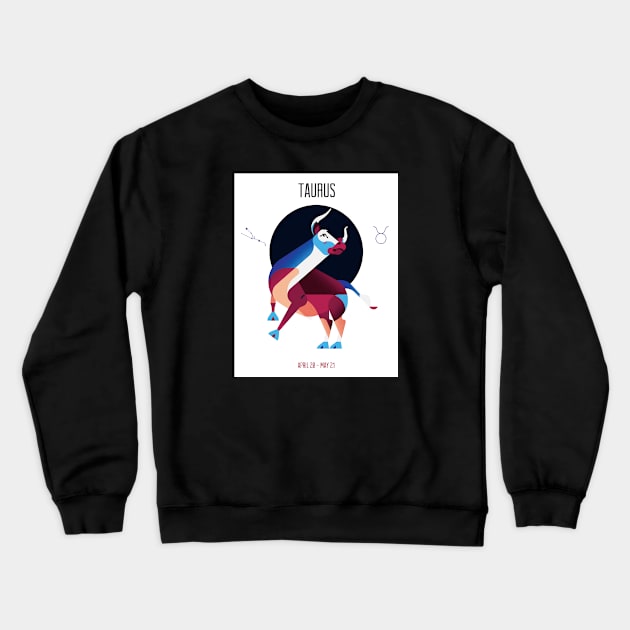 Taurus Crewneck Sweatshirt by jamesboast